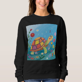 Zeichnung Baby-Schildkröte Sweatshirt