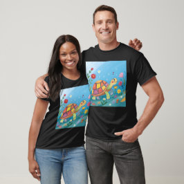 Zeichnung Baby-Schildkröte T-Shirt