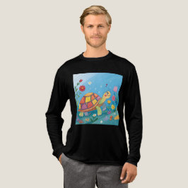 Zeichnung Baby-Schildkröte Tri-Blend Shirt