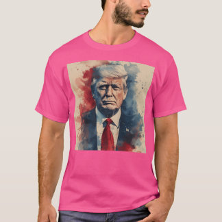 Zeichnung Donald Trumps T-Shirt