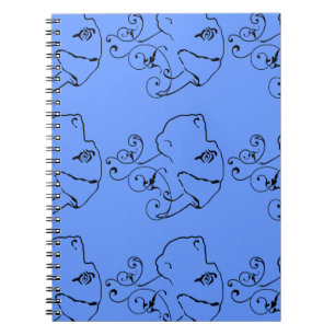 Zeichnung Große Danisch Kopf Notizblock