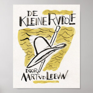 Zeichnung von Leo Gestel für das Buchcover Poster