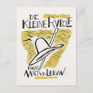 Zeichnung von Leo Gestel für das Buchcover Postkarte
