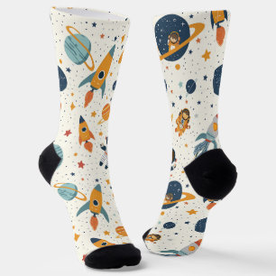 Zeichnungen auf Weiß Socken
