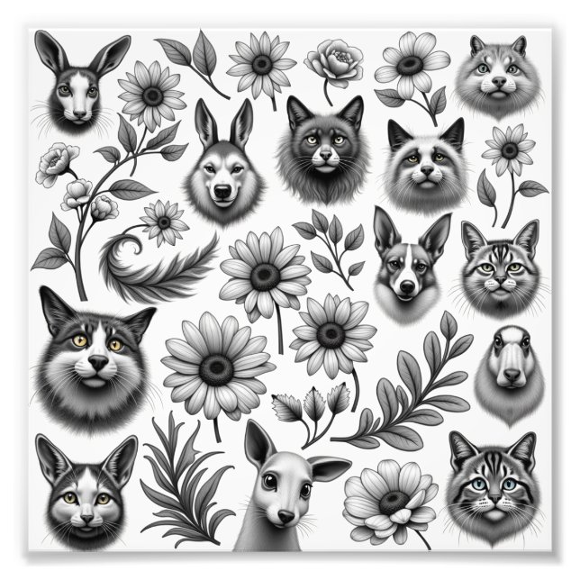 Zeichnungen und Bilder Fotodruck (Vorne)