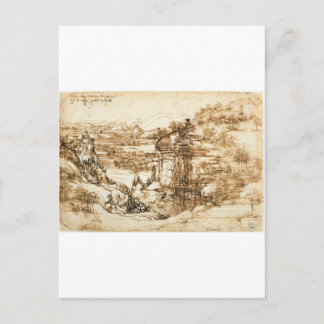 Zeichnungen von Leonardo da Vinci Postkarte