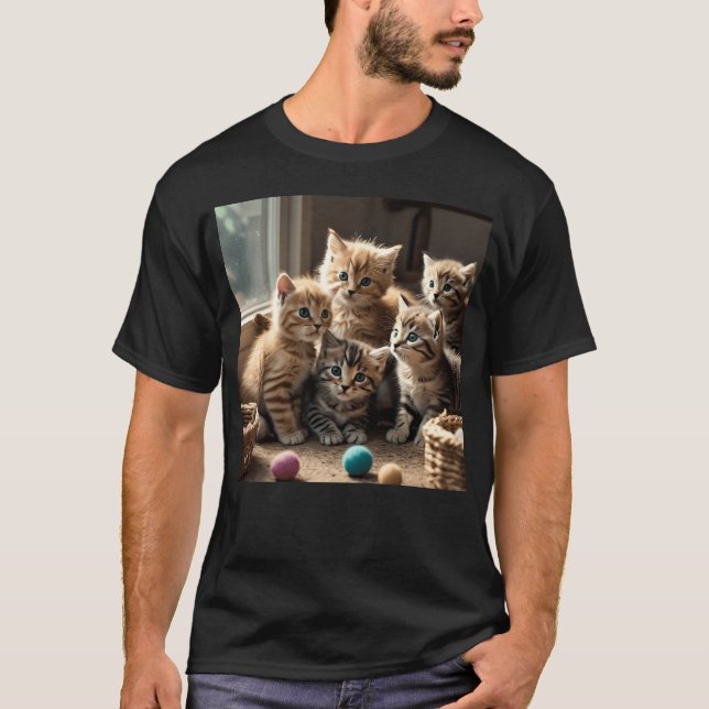 Zeig mir deine Kätzchen Mädchen T-Shirt (Vorderseite)