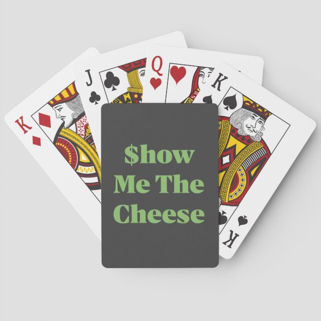Zeig mir den Käse Spielkarten (Rückseite)
