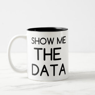 ZEIG MIR DIE DATEN ZWEIFARBIGE TASSE