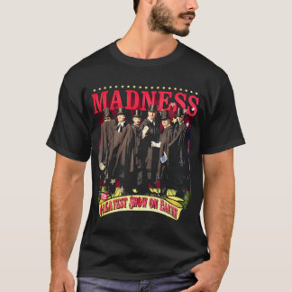 Zeige auf der Erde The madness Retro-Band-Geschenk T-Shirt