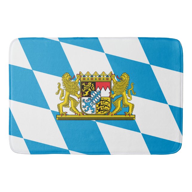 Zeige deine Farben - Bayern Badematte (Vorderseite)