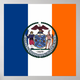 Zeige deine Farben - New York Poster