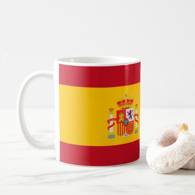 Zeige deine Farben - Spanien Kaffeetasse (Mit Donut)