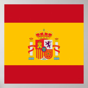 Zeige deine Farben - Spanien Poster