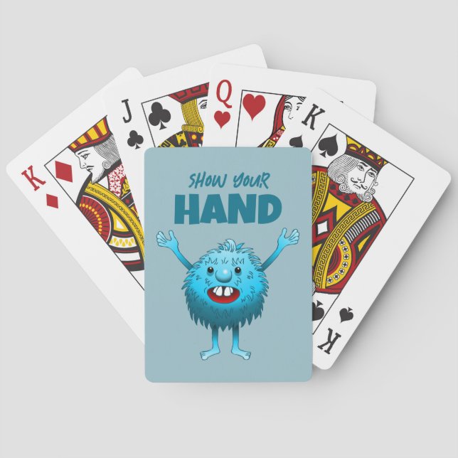 Zeige deine Hand Spielkarten (Rückseite)