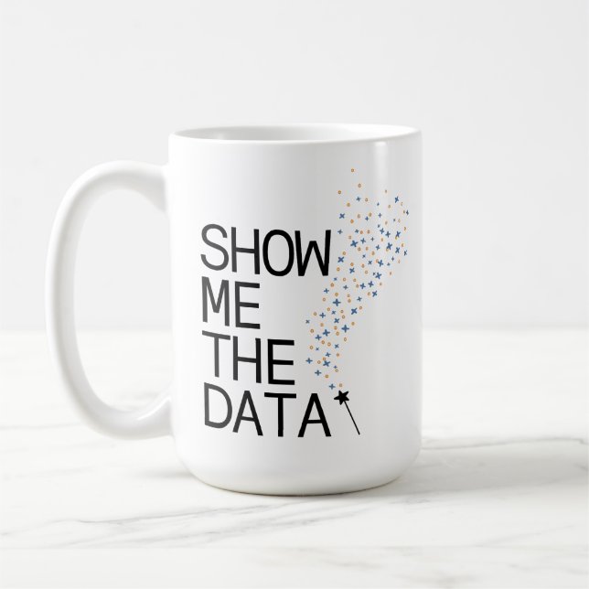 Zeige mir den Datenmagen Kaffeetasse (Links)