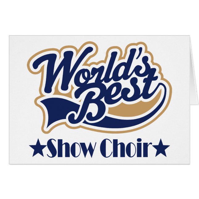 Zeigen Sie Chor-Geschenk (Vorderseite (Horizontal))