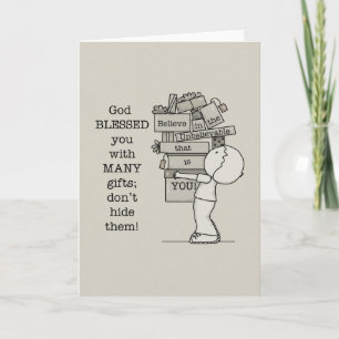 Zeigen Sie Ihre Geschenke Karte