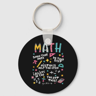 Zeigen Sie Ihre lustige Mathematiklehrerin am erst Schlüsselanhänger