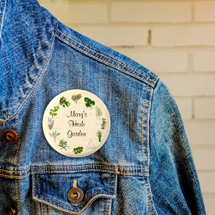 Zeigen Sie Ihren Kräutergarten-Button Button