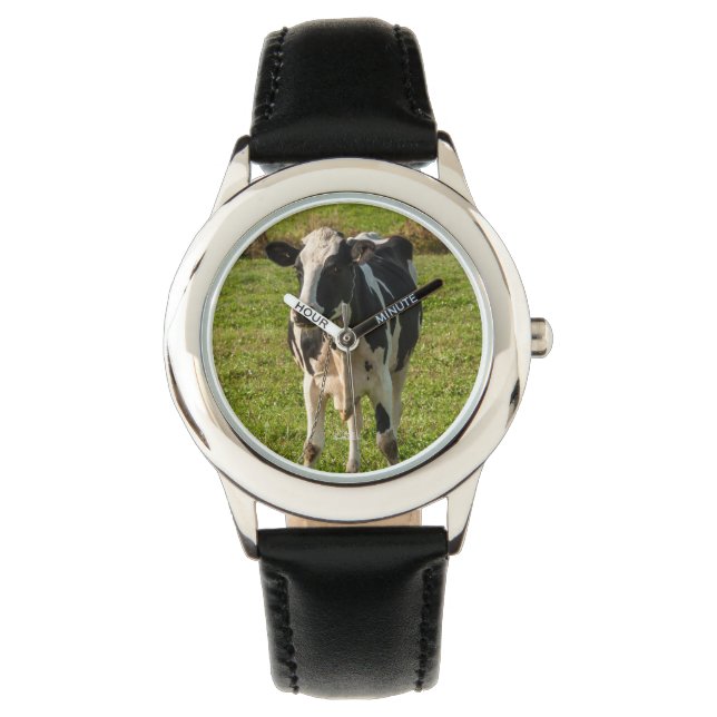 Zeigen Sie Kuhphoto Armbanduhr (Vorderseite)