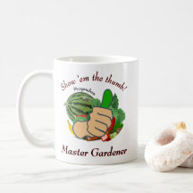 Zeigen Sie mir den Daumen Master Gardener
