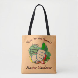 Zeigen Sie mir den Daumen Master Gardener Tasche