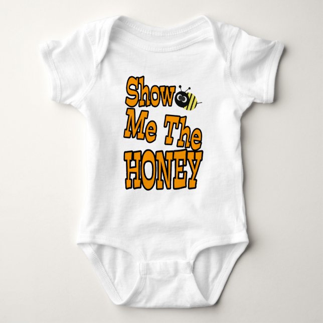 zeigen Sie mir den Honig Baby Strampler (Vorderseite)