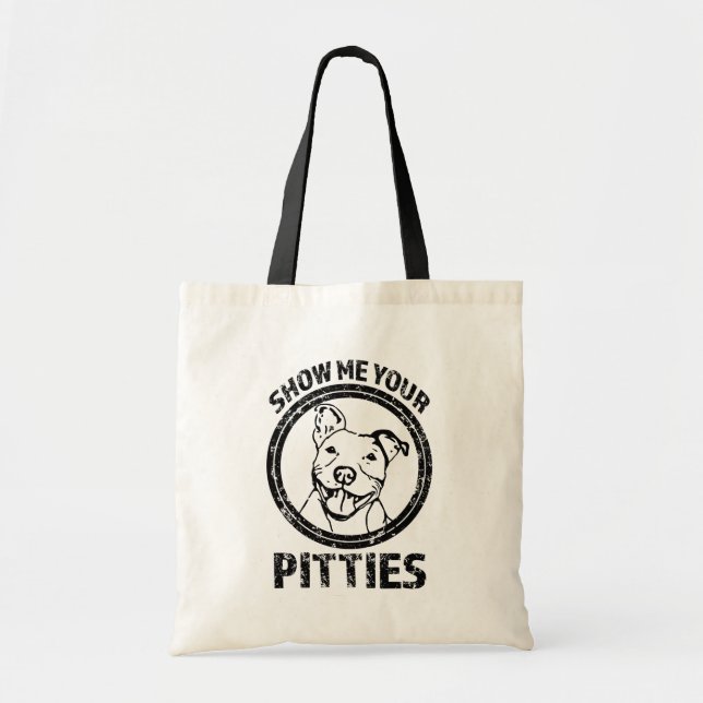 Zeigen Sie mir Ihr Pitties lustige Tragetasche (Vorne)