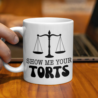 Zeigen Sie mir Ihre Torten, lustigen Anwalt, juris Kaffeetasse
