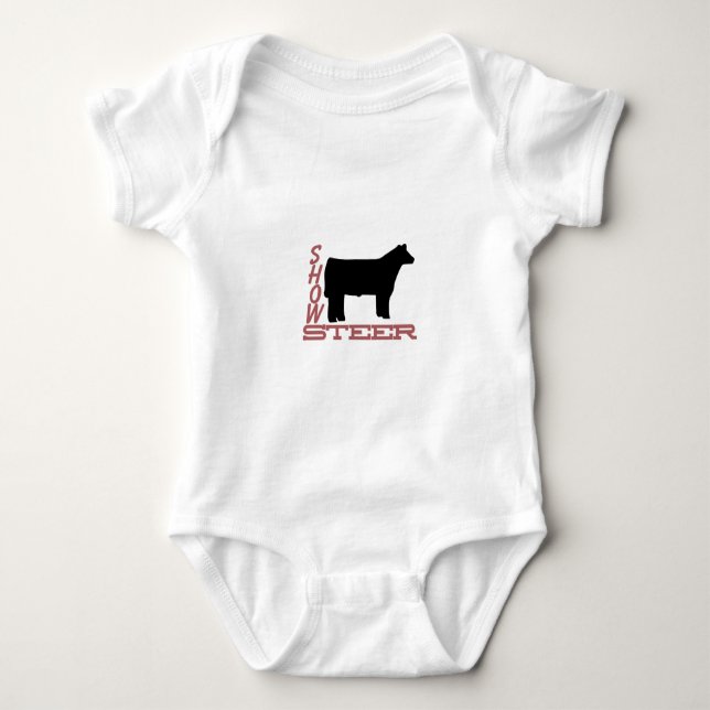 Zeigen Sie Ochsen Baby Strampler (Vorderseite)