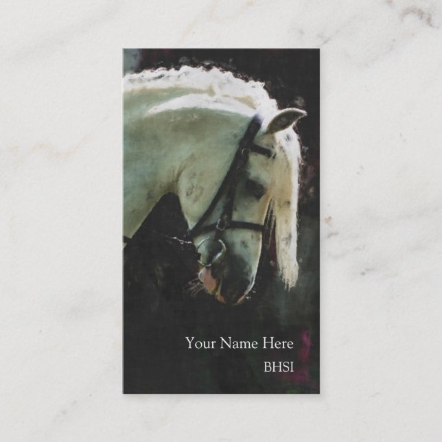 Zeigen Sie Pony-Visitenkarte Visitenkarte (Vorderseite)