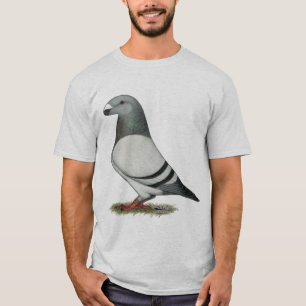 Zeigen Sie Racer blaue Bar-Taube T-Shirt