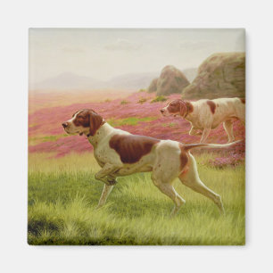 Zeiger in einer Landschaft, 19. Jahrhundert Magnet