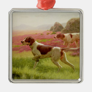 Zeiger in einer Landschaft, 19. Jahrhundert Ornament Aus Metall