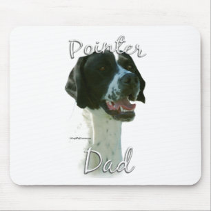 Zeiger (schwarz) Vater 2 Mousepad