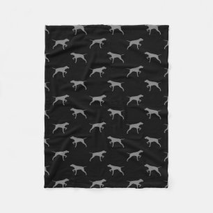 Zeiger-Silhouette-Muster Fleecedecke