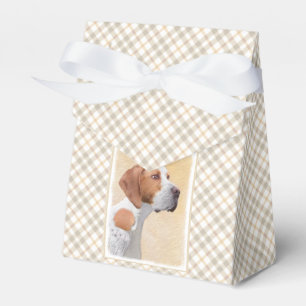 Zeigermalerei - Niedliche Originalkunst des Hundes Geschenkschachtel