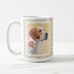 Zeigermalerei - Niedliche Originalkunst des Hundes Kaffeetasse