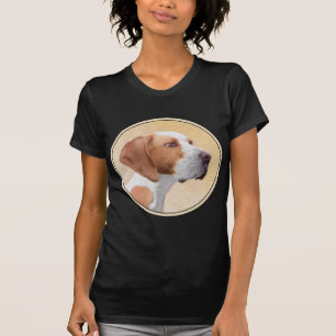 Zeigermalerei - Niedliche Originalkunst des Hundes T-Shirt