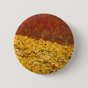 Zeigt die Blätter für Herbst an Button