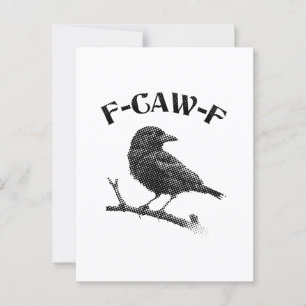 Zeile F-CAW-F Postkarte