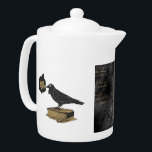 Zeile mit Buch<br><div class="desc">Crow mit Buchteapot kann personalisieren</div>