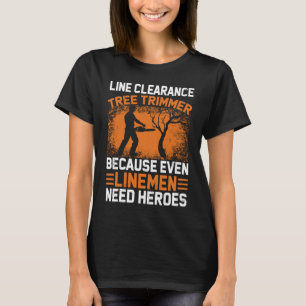 Zeilenabstand für Men Arborist T-Shirt