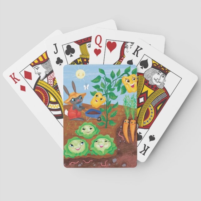 Zeit bis zum Garten Spielkarten (Rückseite)