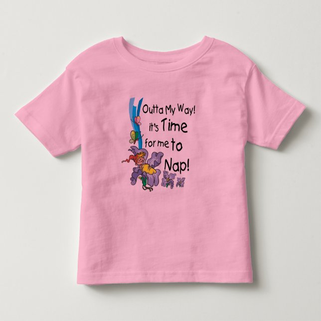 Zeit bis zum Nickerchen Kleinkind T-shirt (Vorderseite)