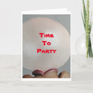 *ZEIT BIS ZUM PARTY** SIE HABEN ES "ERSTATTUNG" ER KARTE