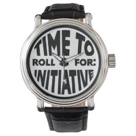 Zeit bis zum Roll for Initiative Clock Armbanduhr