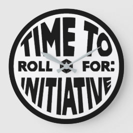 Zeit bis zum Roll for Initiative Clock Große Wanduhr