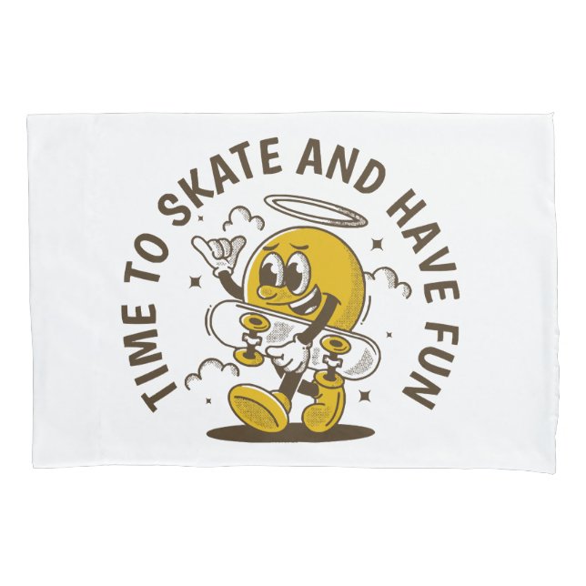 Zeit bis zum Skate Kissenbezug (Vorderseite)